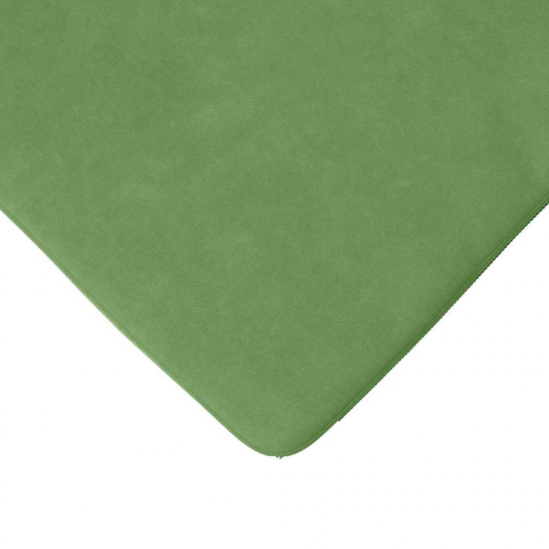Poduszki na siedziska 4 pcs Jasnozielony 40 x 40 x 3 cm Aksamit