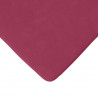 Poduszki na siedziska 4 pcs Czerwone wino 40 x 40 x 3 cm