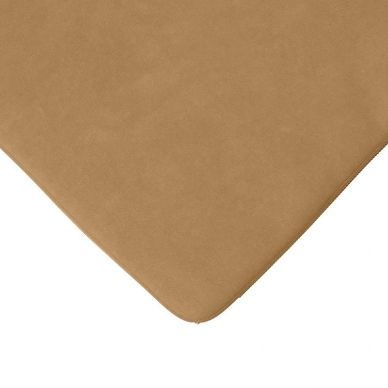 Poduszki na siedziska 4 pcs Brązowy 40 x 40 x 3 cm Aksamit