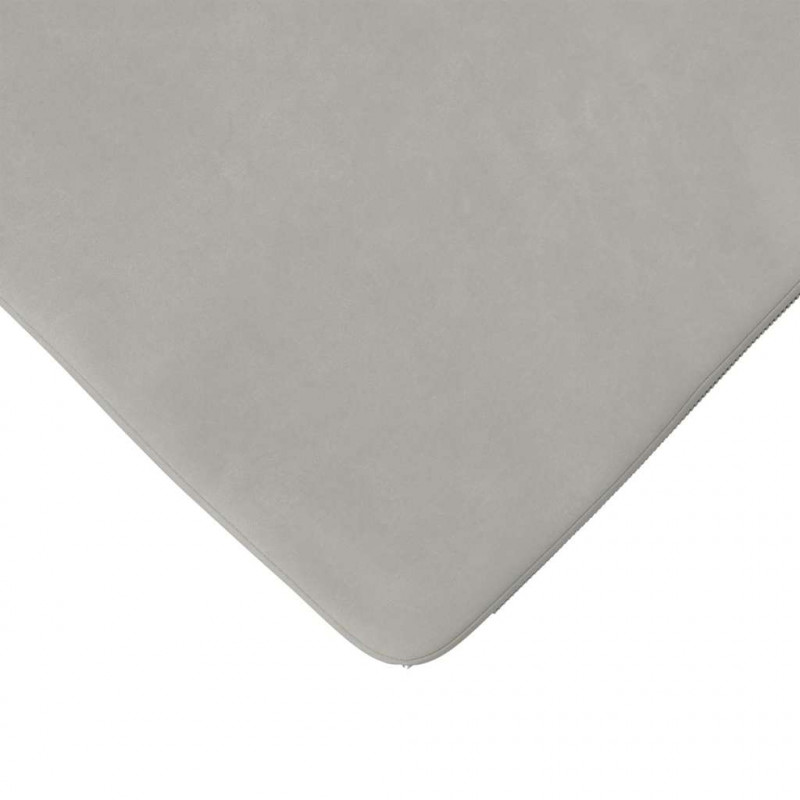 Poduszki na siedziska 4 pcs Jasnoszary 40 x 40 x 3 cm