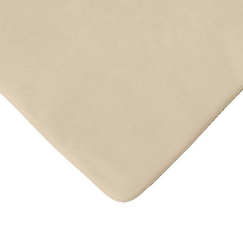 Poduszki na siedziska 4 pcs Kremowy 40 x 40 x 3 cm