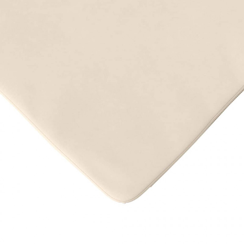 Poduszki na siedziska 4 pcs Beżowy 40 x 40 x 3 cm