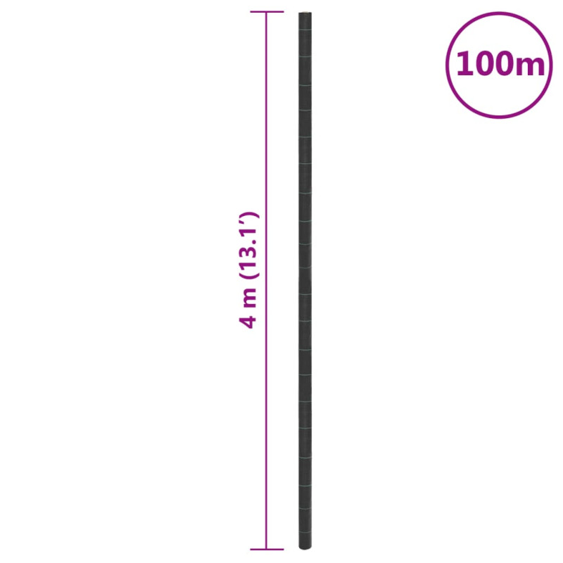 Agrowłóknina antychwastowa, czarna, 4x100 m, PP