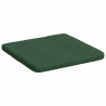 Poduszki na siedziska 4 pcs Ciemna zieleń 40 x 40 x 3 cm