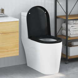 Deska toaletowa Czarny 48 x 36,5 x 4,5 cm polipropylen