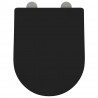 Deska toaletowa Czarny 48 x 36,5 x 4,5 cm polipropylen
