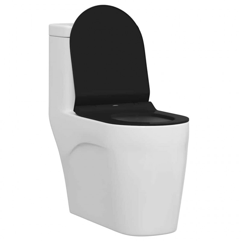 Deska toaletowa Czarny 50 x 36,5 x 5 cm polipropylen