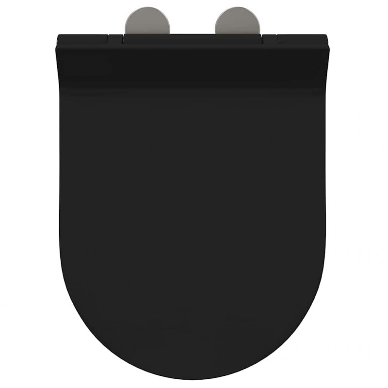 Deska toaletowa Czarny 50 x 36,5 x 5 cm polipropylen