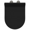 Deska toaletowa Czarny 50 x 36,5 x 5 cm polipropylen