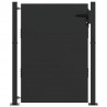 Brama ogrodowa Czarny 105 x 130 cm Stal malowana proszkowo