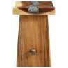 Taboret prysznicowy Naturalny 50 x 30 x 44 cm Drewno Suar