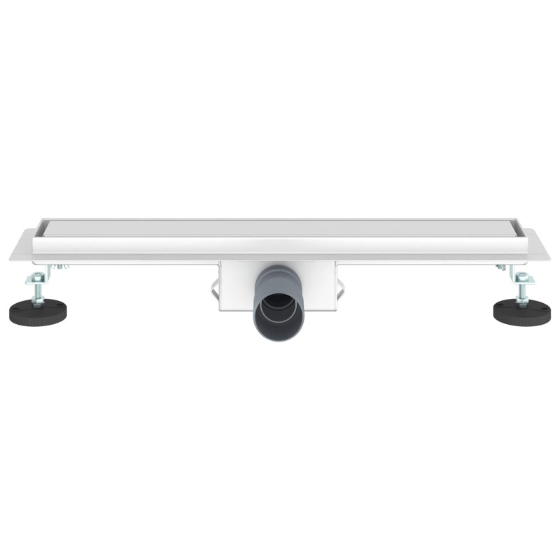 2 w 1 Odwodnienie prysznicowe Srebrny 50 cm Stal nierdzewna 304