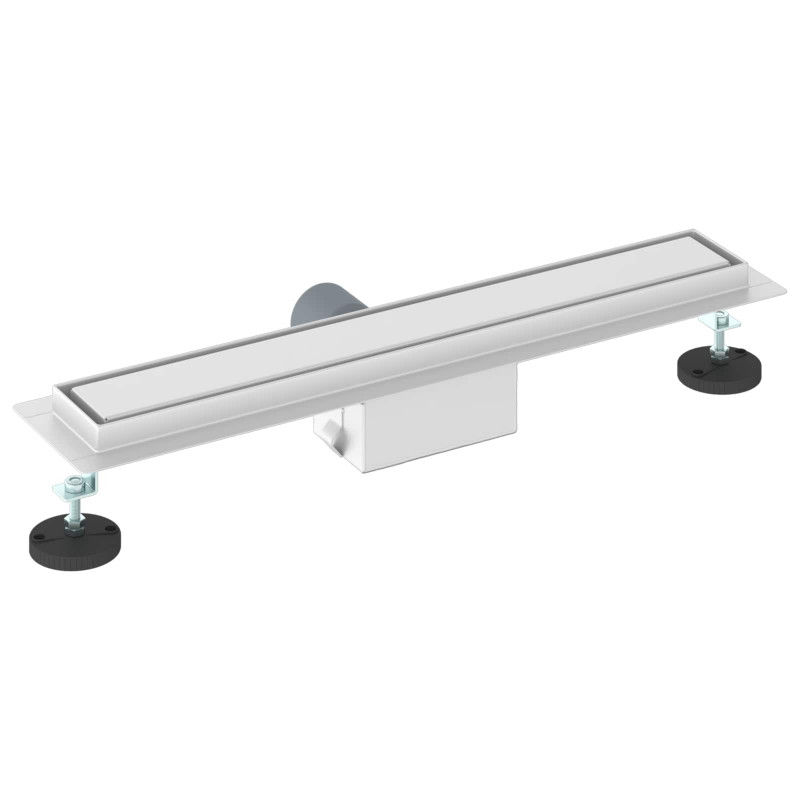 2 w 1 Odwodnienie prysznicowe Srebrny 50 cm Stal nierdzewna 304