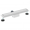 2 w 1 Odwodnienie prysznicowe Srebrny 60 cm Stal nierdzewna 304