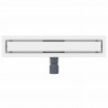 2 w 1 Odwodnienie prysznicowe Srebrny 60 cm Stal nierdzewna 304