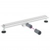2 w 1 Odwodnienie prysznicowe Srebrny 70 cm Stal nierdzewna 304