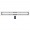 2 w 1 Odwodnienie prysznicowe Srebrny 80 cm Stal nierdzewna 304