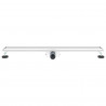 2 w 1 Odwodnienie prysznicowe Srebrny 90 cm Stal nierdzewna 304