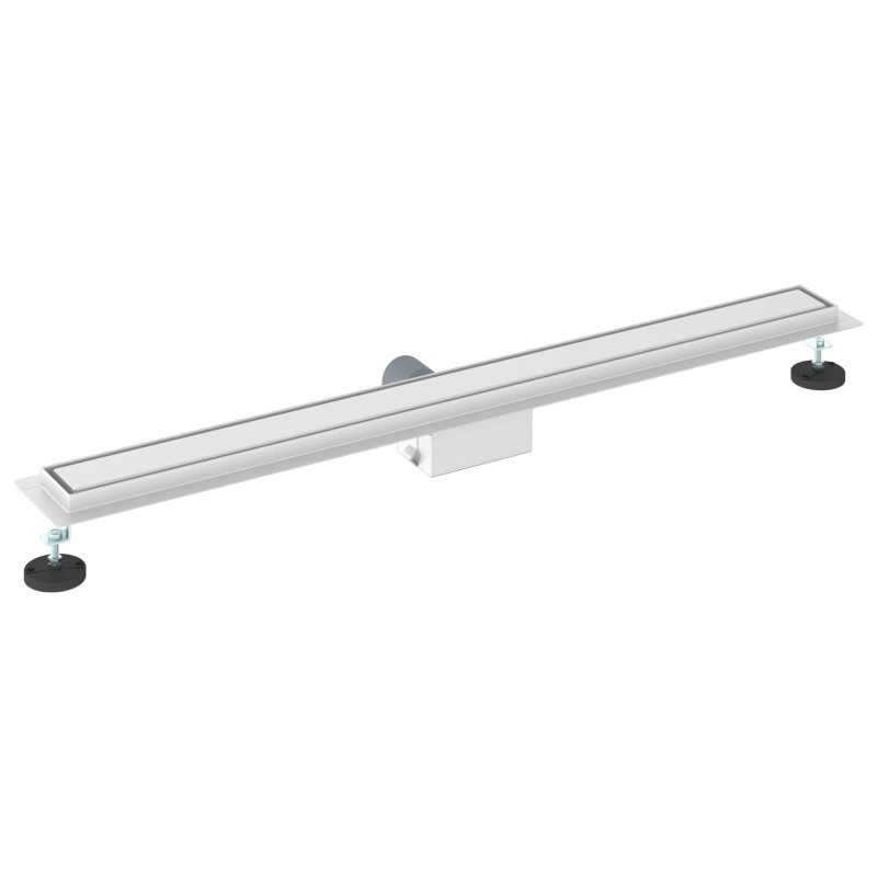 2 w 1 Odwodnienie prysznicowe Srebrny 90 cm Stal nierdzewna 304