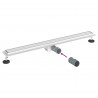2 w 1 Odwodnienie prysznicowe Srebrny 90 cm Stal nierdzewna 304