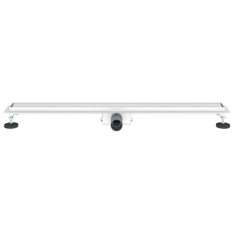 2 w 1 Odwodnienie prysznicowe Srebrny 100 cm
