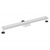 2 w 1 Odwodnienie prysznicowe Srebrny 100 cm