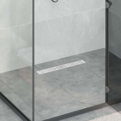 Odwodnienie prysznicowe z designem linii Srebrny 60 cm
