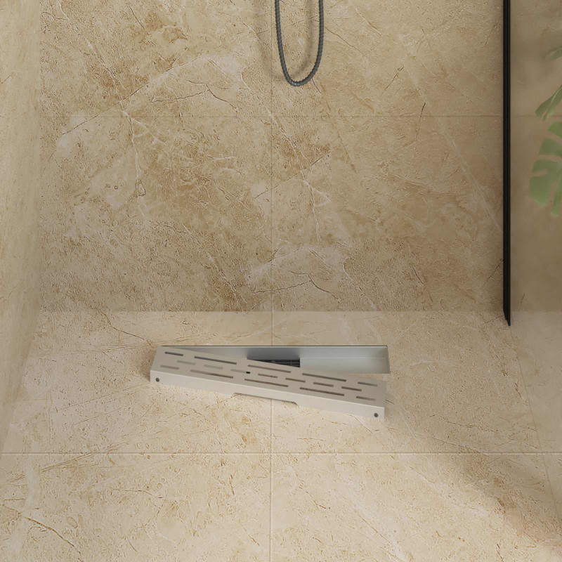 Odwodnienie prysznicowe z designem linii Srebrny 60 cm