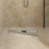 Odwodnienie prysznicowe z designem linii Srebrny 70 cm