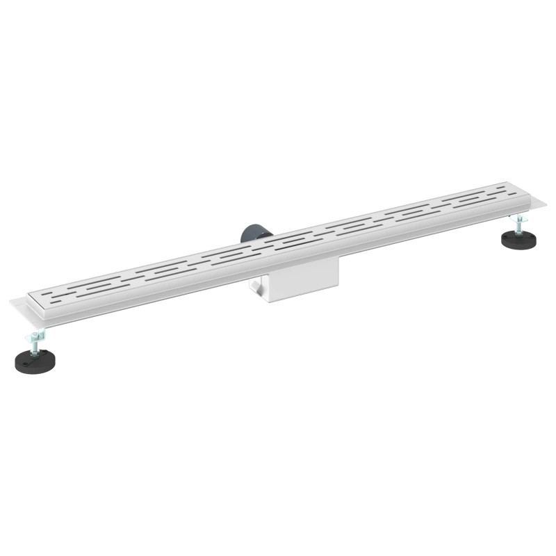 Odwodnienie prysznicowe z designem linii Srebrny 90 cm