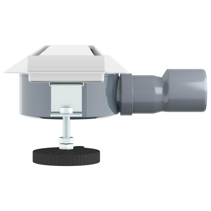 Odpływ prysznicowy 2 w 1 z syfonem 360° Srebrny