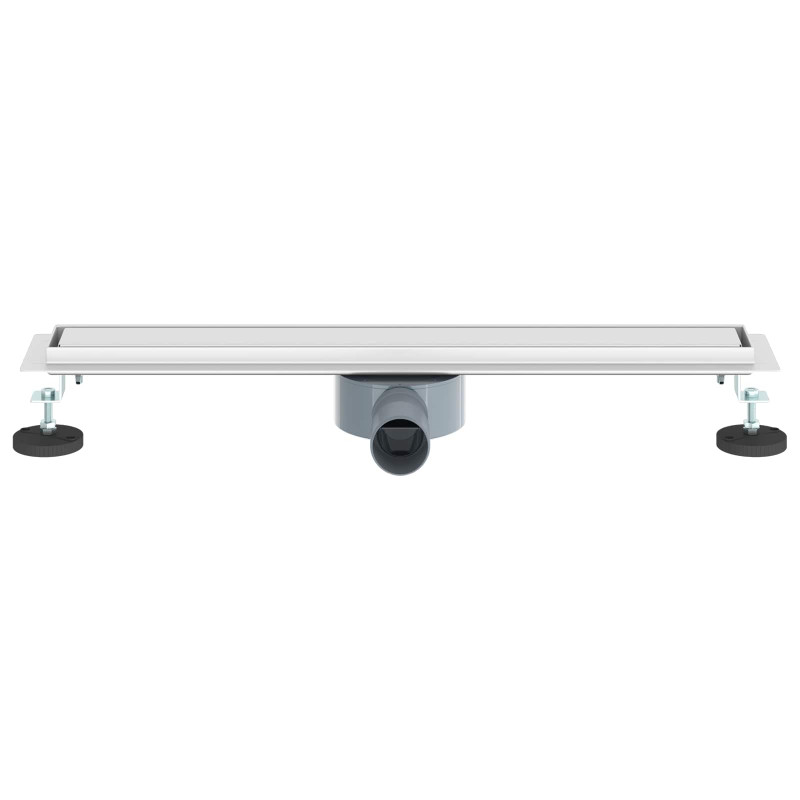 Odpływ prysznicowy 2 w 1 z syfonem 360° Srebrny 60 cm