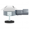 Odpływ prysznicowy 2 w 1 z syfonem 360° Srebrny 60 cm
