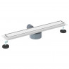 Odpływ prysznicowy 2 w 1 z syfonem 360° Srebrny 60 cm