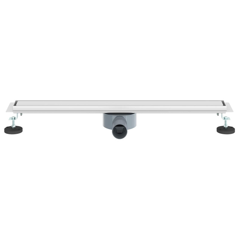 Odpływ prysznicowy 2 w 1 z syfonem 360° Srebrny 70 cm