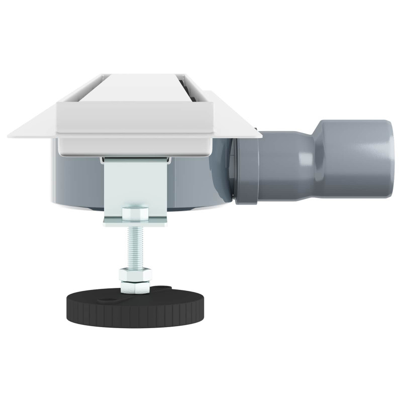 Odpływ prysznicowy 2 w 1 z syfonem 360° Srebrny 70 cm