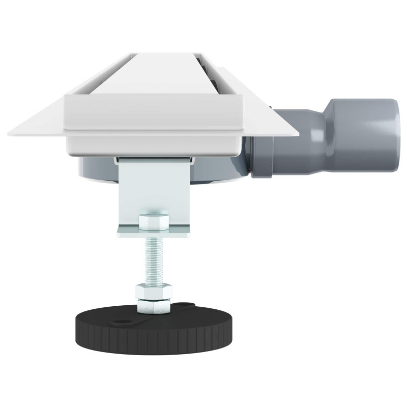 Odpływ prysznicowy 2 w 1 z syfonem 360° Srebrny 100 cm