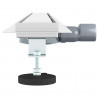 Odpływ prysznicowy 2 w 1 z syfonem 360° Srebrny 100 cm