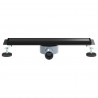Odpływ prysznicowy 2 w 1 z syfonem 360° Czarny 50 cm