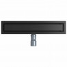 Odpływ prysznicowy 2 w 1 z syfonem 360° Czarny 50 cm