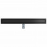 Odpływ prysznicowy 2 w 1 z syfonem 360° Czarny 90 cm