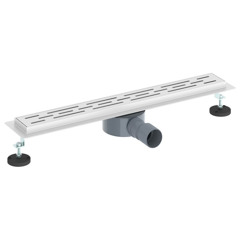 Odpływ prysznicowy z szklaną pokrywą i syfonem 360° 60 cm