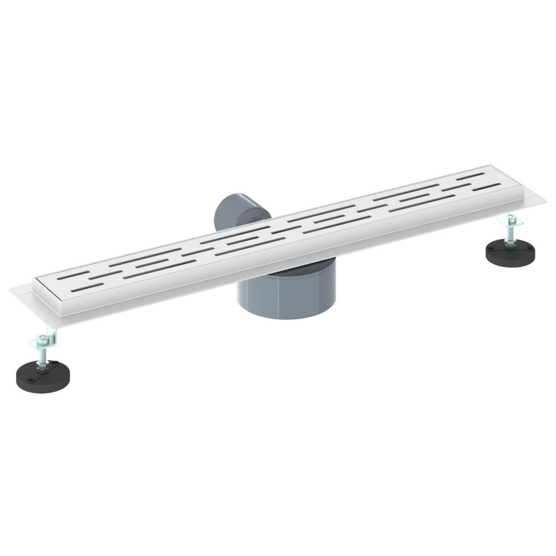 Odpływ prysznicowy z szklaną pokrywą i syfonem 360° 60 cm