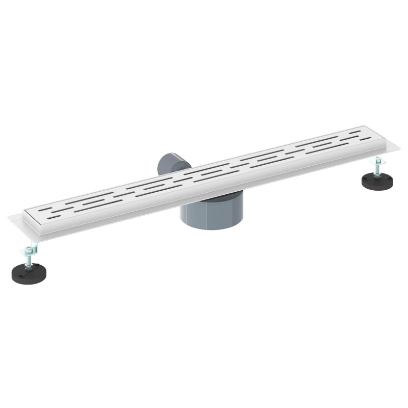 Odpływ prysznicowy z szklaną pokrywą i syfonem 360° 70 cm