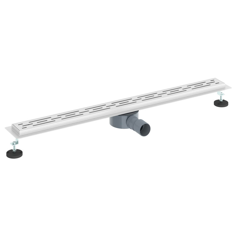 Odpływ prysznicowy z szklaną pokrywą i syfonem 360° 90 cm