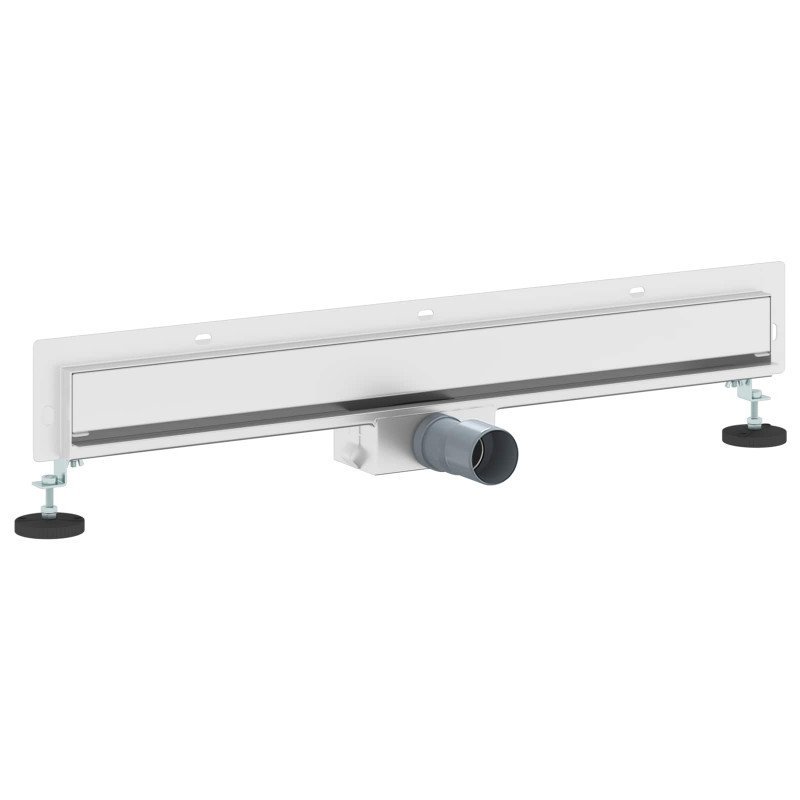 Odpływ prysznicowy montowany na ścianie Srebrny 70 cm