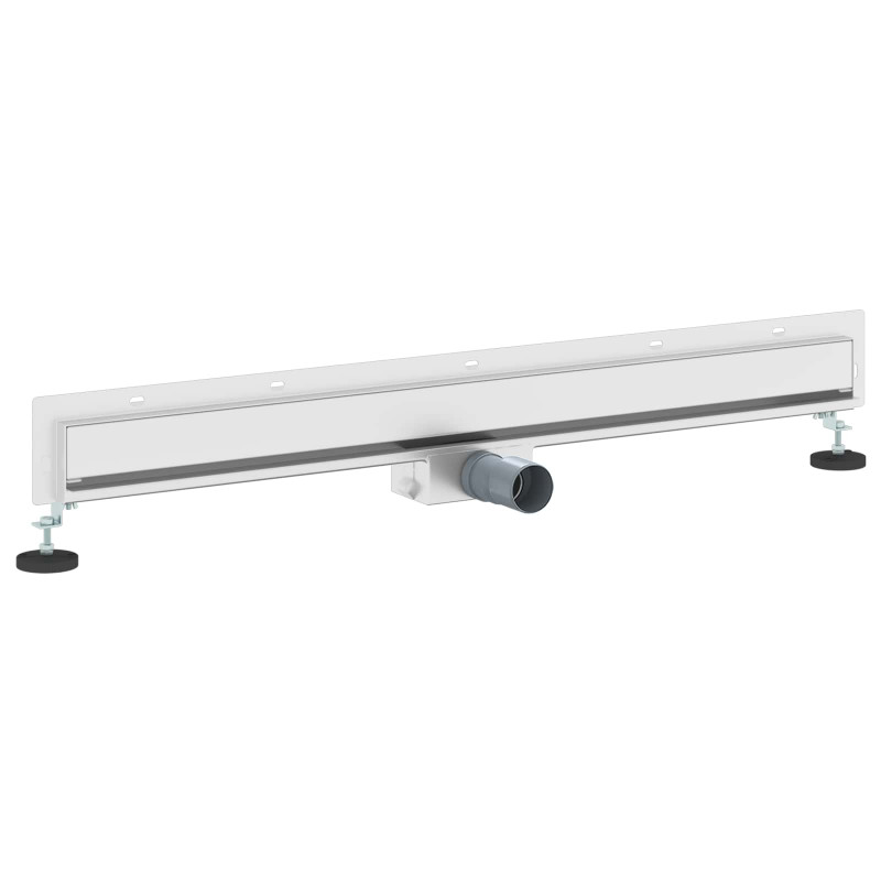 Odpływ prysznicowy montowany na ścianie Srebrny 90 cm