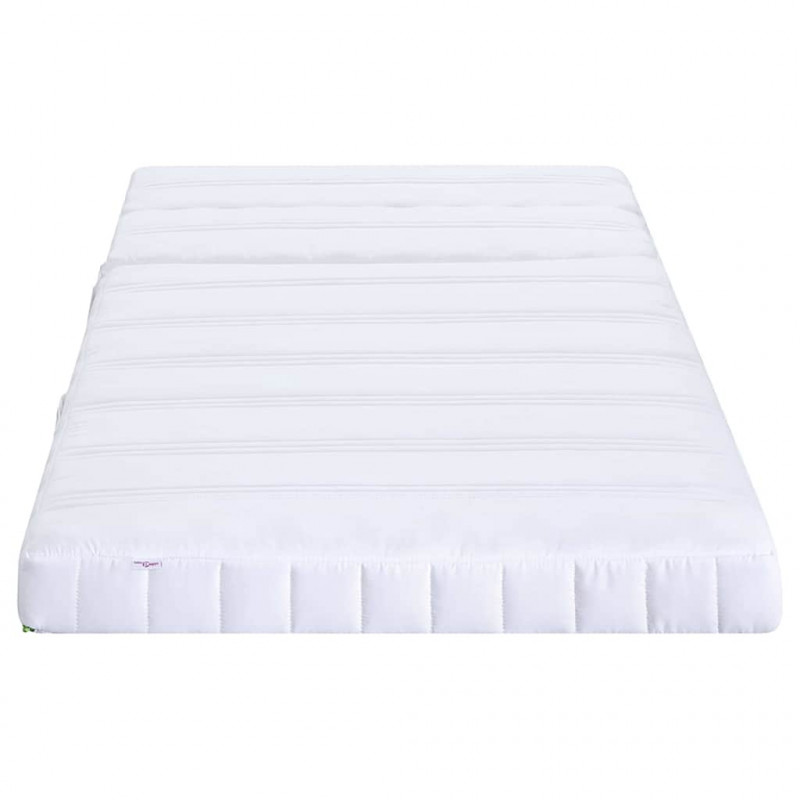 Materac piankowy Biały 80 x 200 cm Pianka