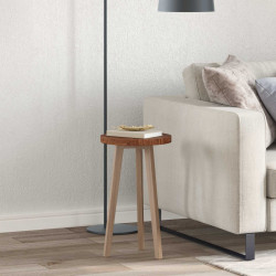 Blat stołu Jasny Brąz Ø 30 x 2,5 cm Dąb lite