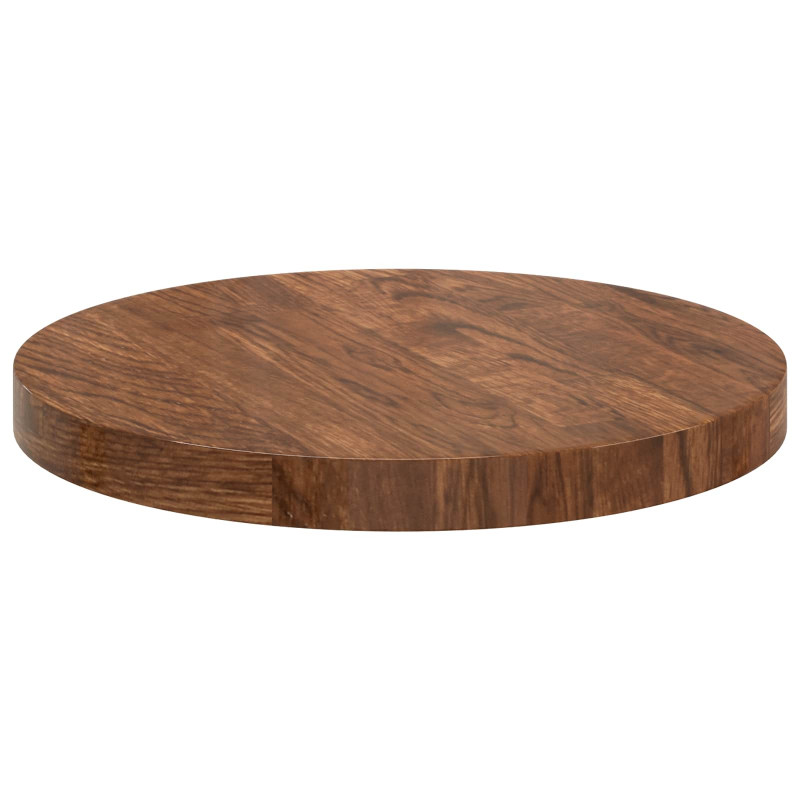 Blat stołu Jasny Brąz Ø 30 x 2,5 cm Dąb lite